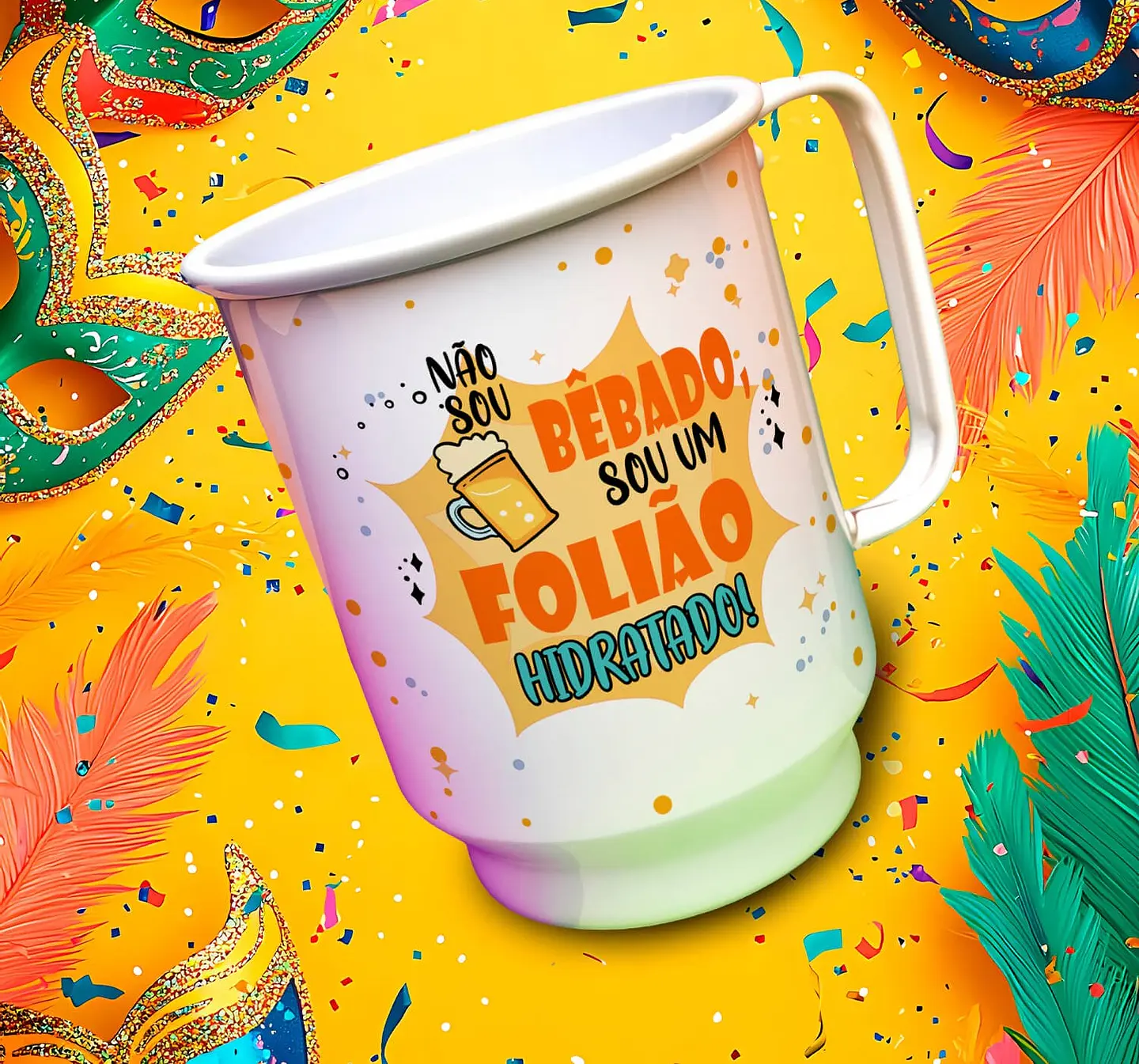 13 Artes para Copo Chopp Carnaval Arquivo Editável 9