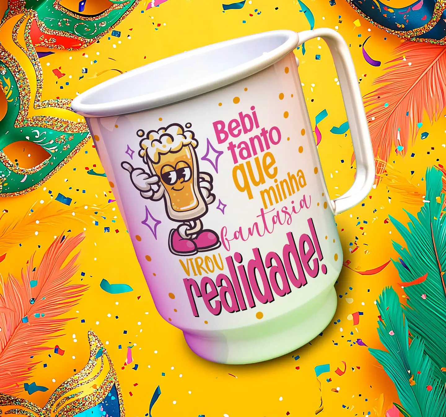 13 Artes para Copo Chopp Carnaval Arquivo Editável 11