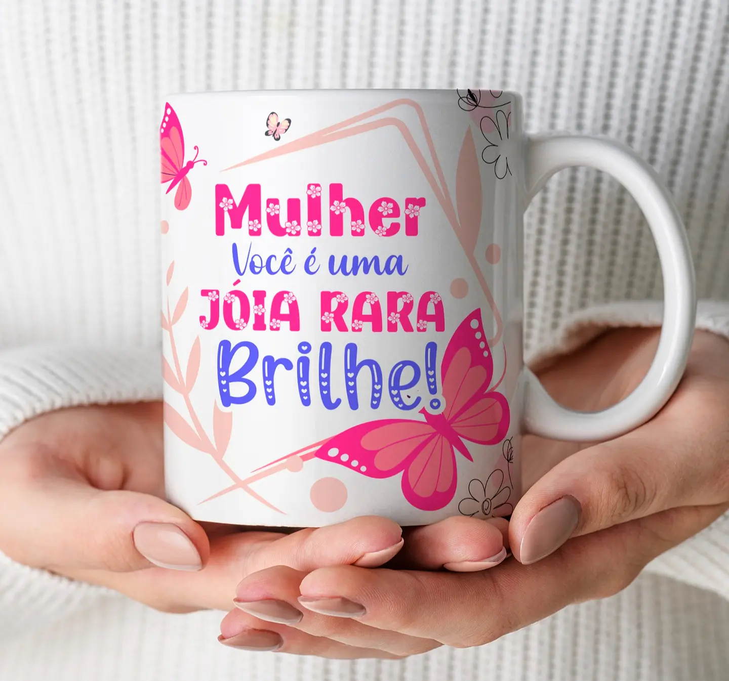 26 Artes para Caneca Alfabeto Dia das Mulheres Arquivo Editável 6