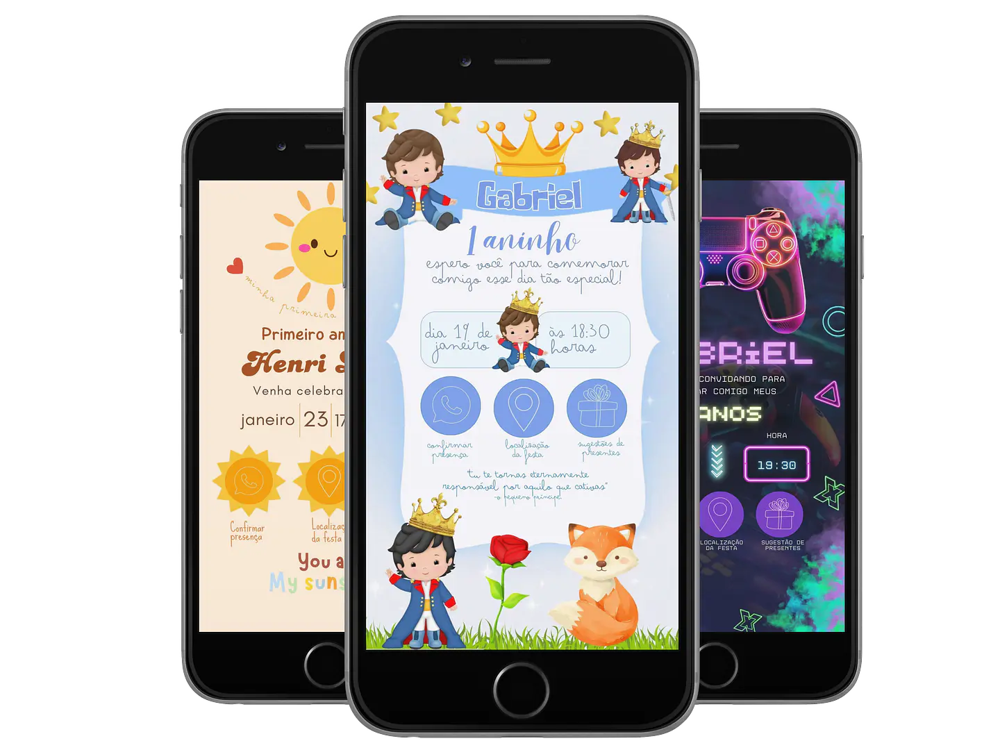 Pack Canva Convites Digitais Interativos Templates Editáveis 128 Artes 3