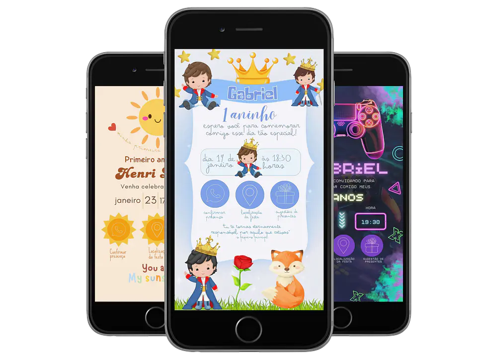 Pack Canva Convites Digitais Interativos Templates Editáveis 128 Artes 3