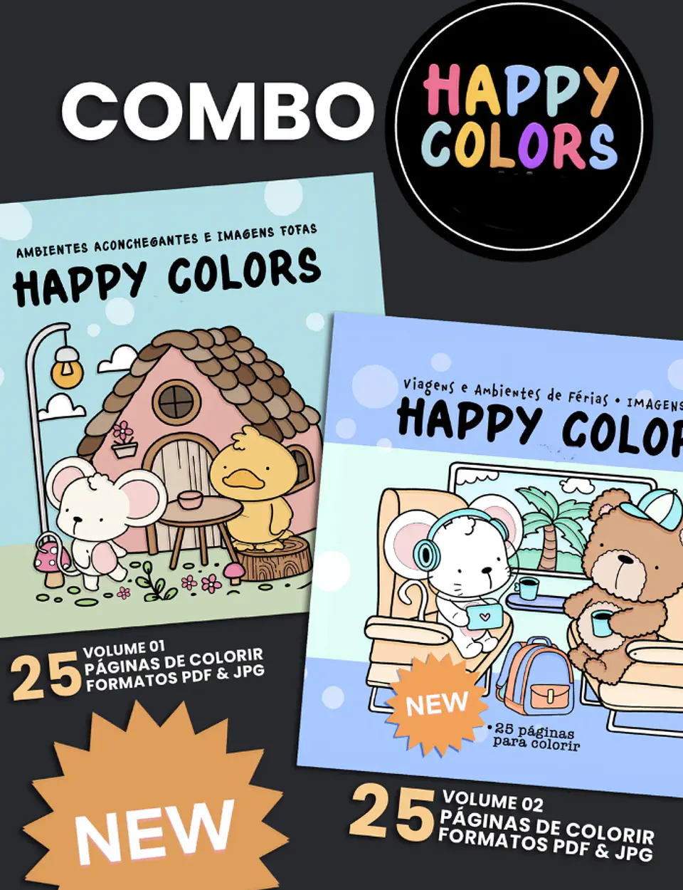 Arquivos Livros de Colorir Happy Colors Desenhos Completo em Pdf 2