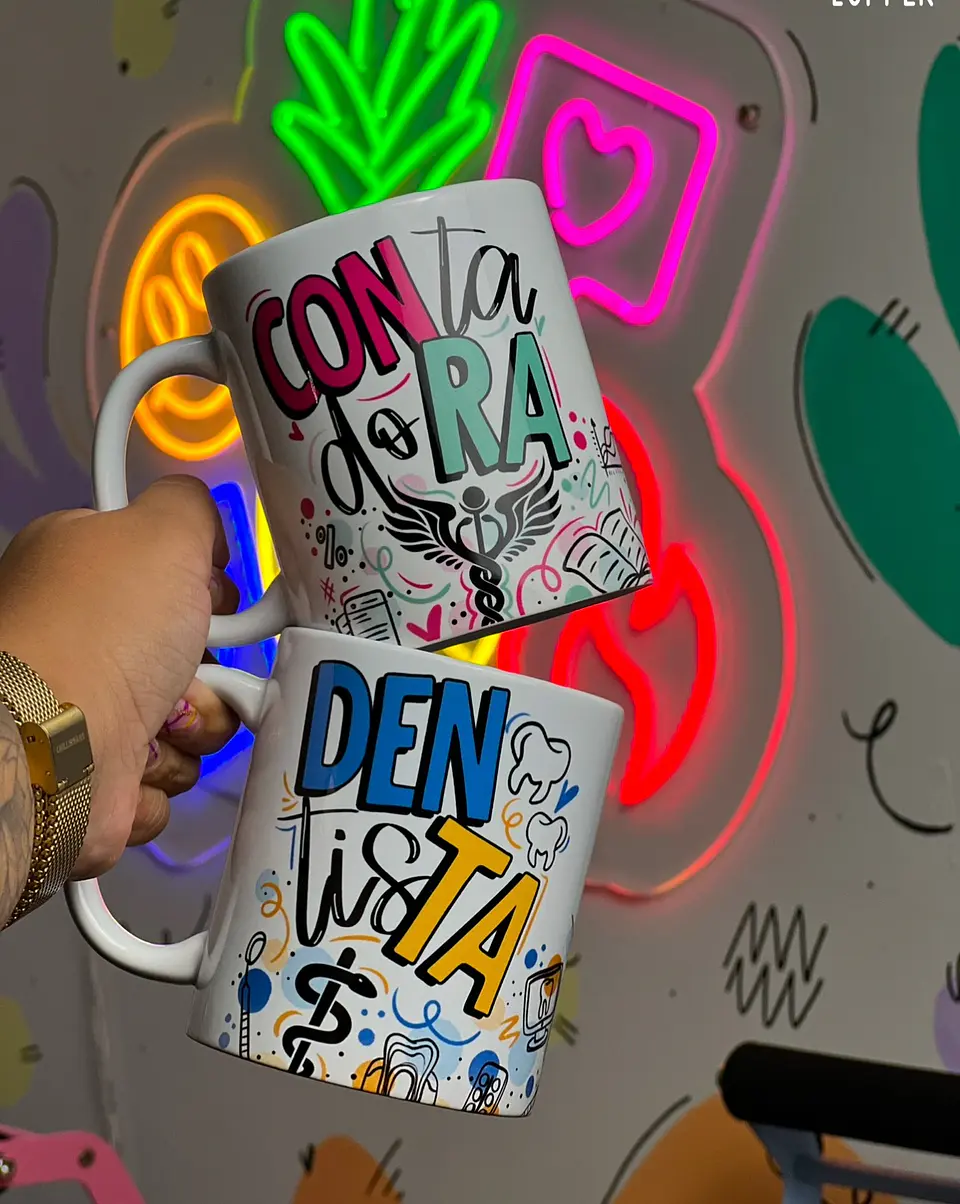 118 Artes para Caneca Profissões Arquivo em Jpg 6