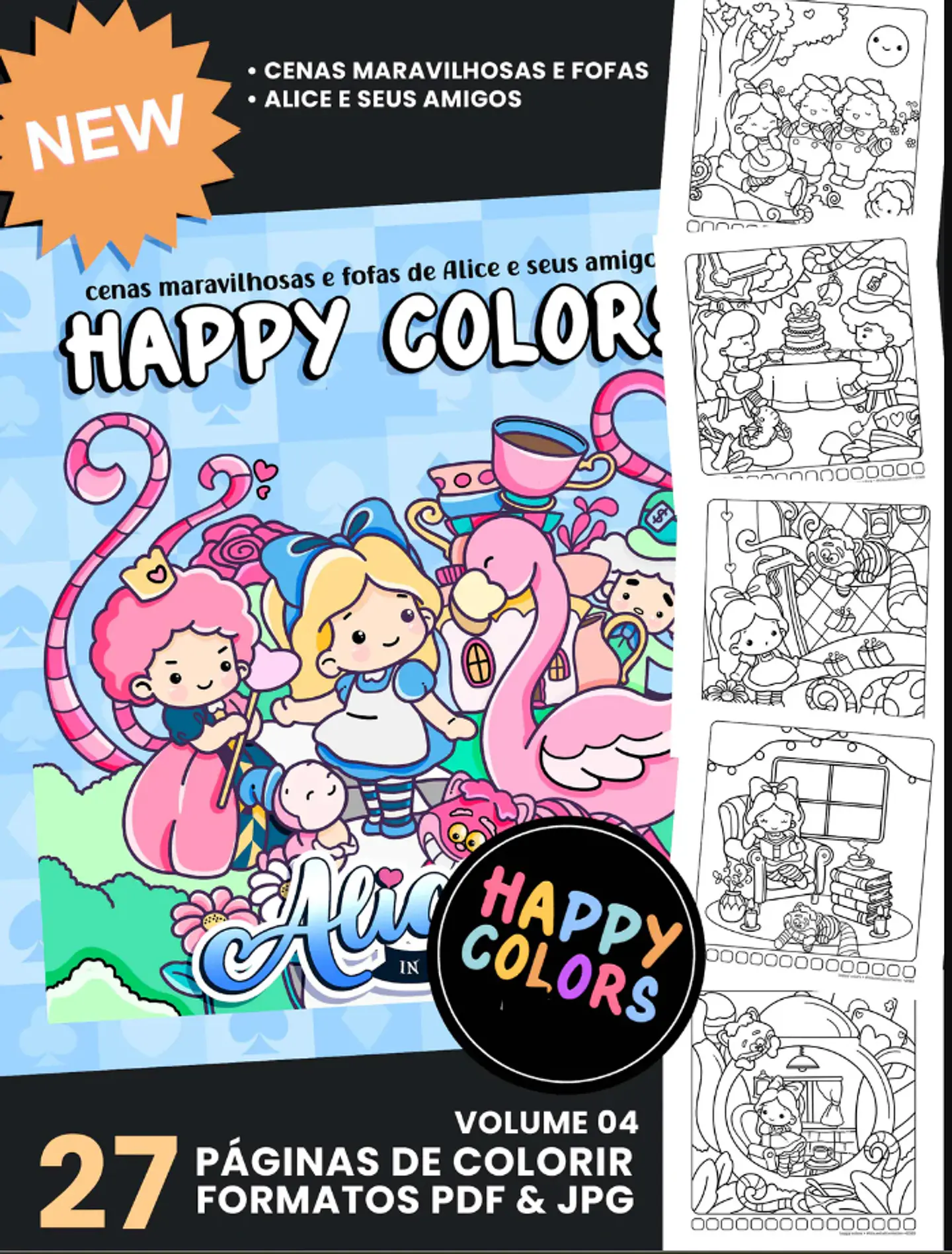 Arquivos Livros de Colorir Happy Colors Desenhos Completo em Pdf 3