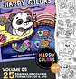 Arquivos Livros de Colorir Happy Colors Desenhos Completo em Pdf - Thumbnail 4