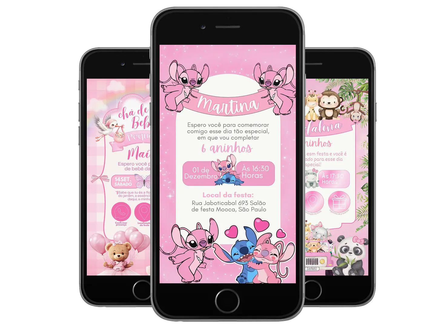 Pack Canva Convites Digitais Interativos Templates Editáveis 128 Artes 5