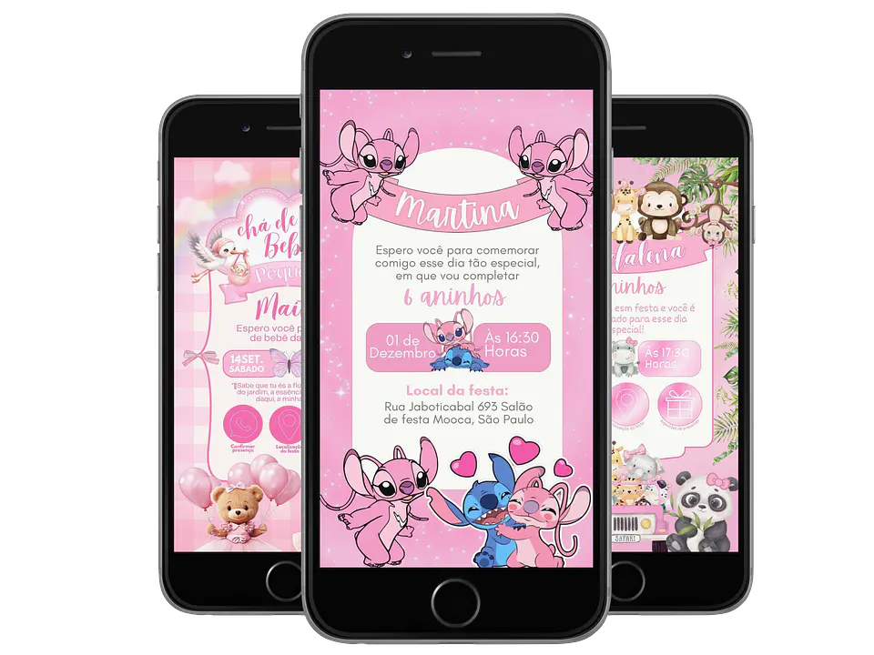 Pack Canva Convites Digitais Interativos Templates Editáveis 128 Artes 5