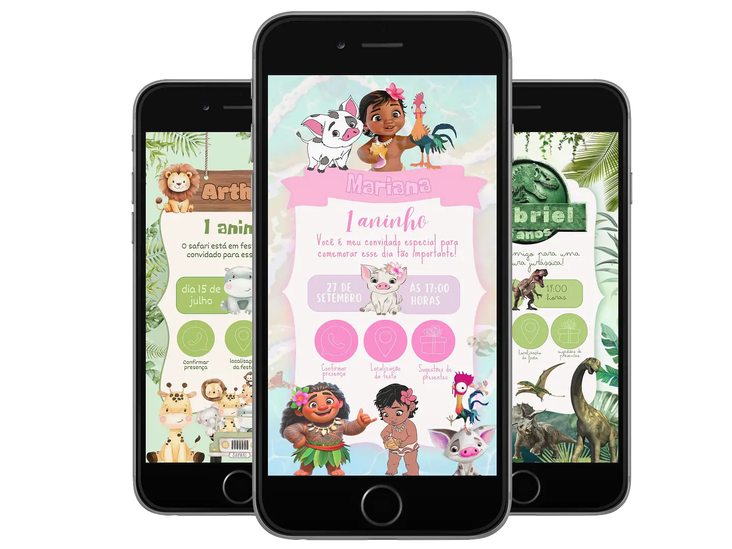 Pack Canva Convites Digitais Interativos Templates Editáveis 128 Artes 6