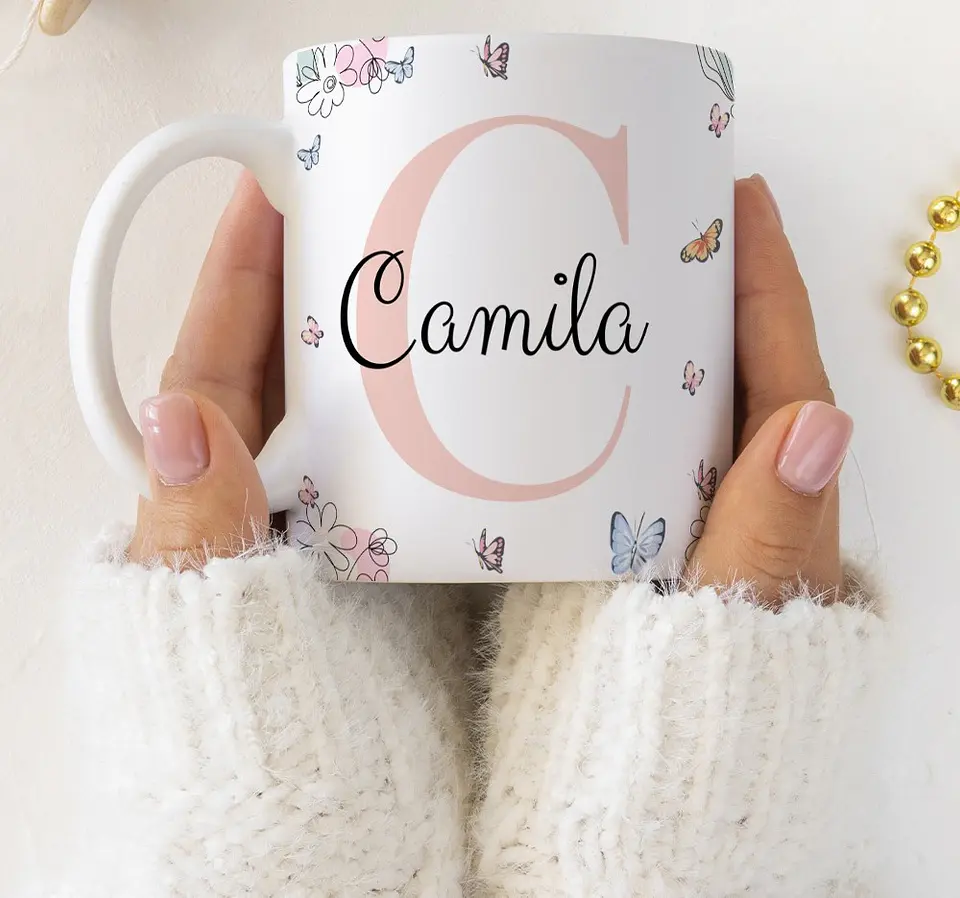 26 Artes para Caneca Alfabeto Dia das Mulheres Arquivo Editável 15