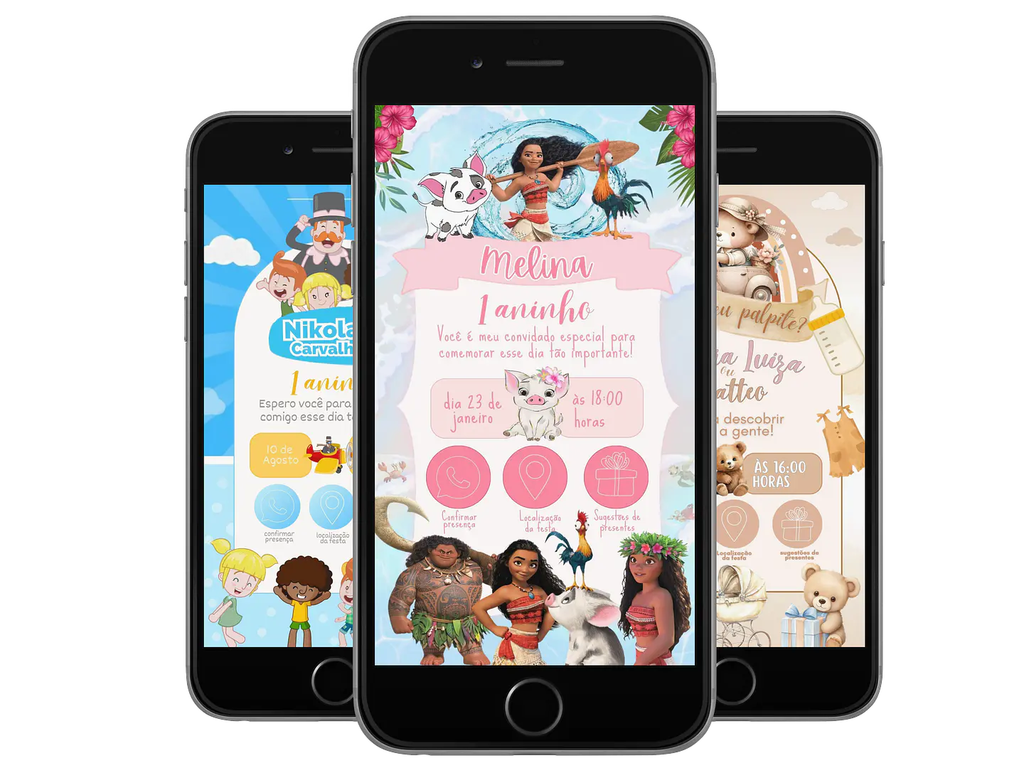 Pack Canva Convites Digitais Interativos Templates Editáveis 128 Artes 7