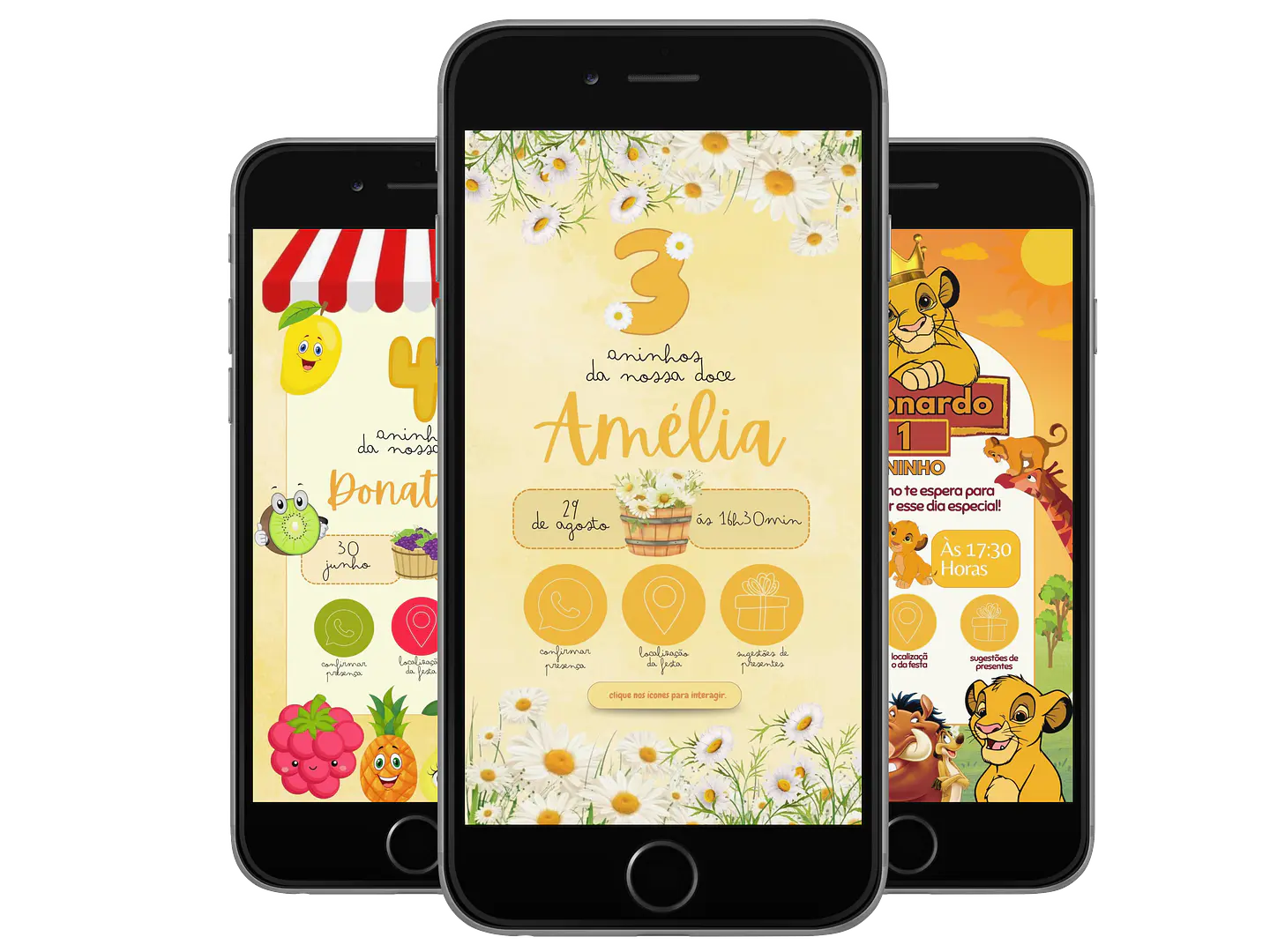 Pack Canva Convites Digitais Interativos Templates Editáveis 128 Artes 10