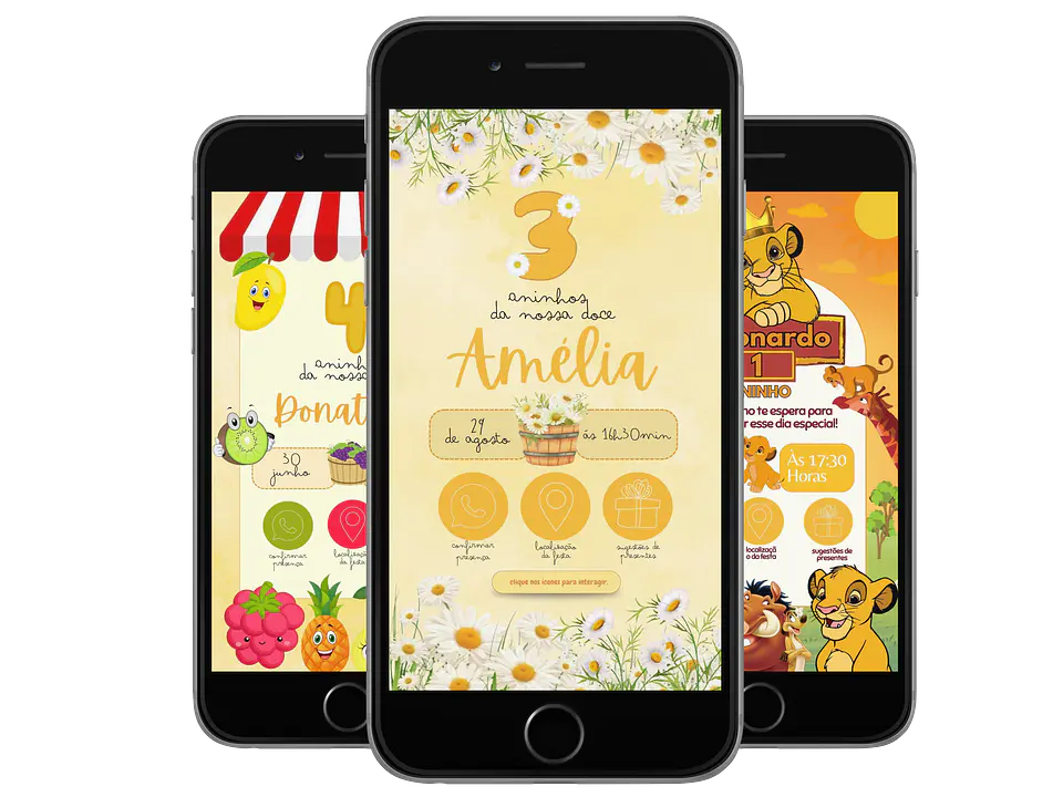 Pack Canva Convites Digitais Interativos Templates Editáveis 128 Artes 10