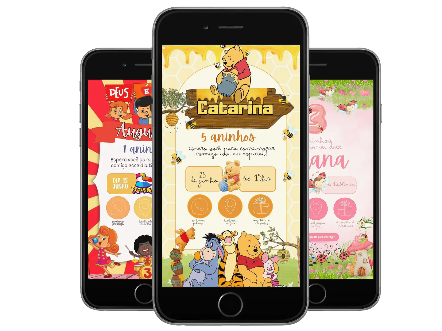 Pack Canva Convites Digitais Interativos Templates Editáveis 128 Artes 11