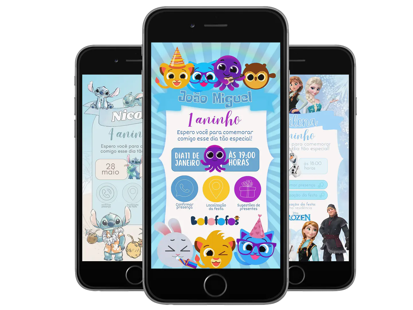 Pack Canva Convites Digitais Interativos Templates Editáveis 128 Artes 14