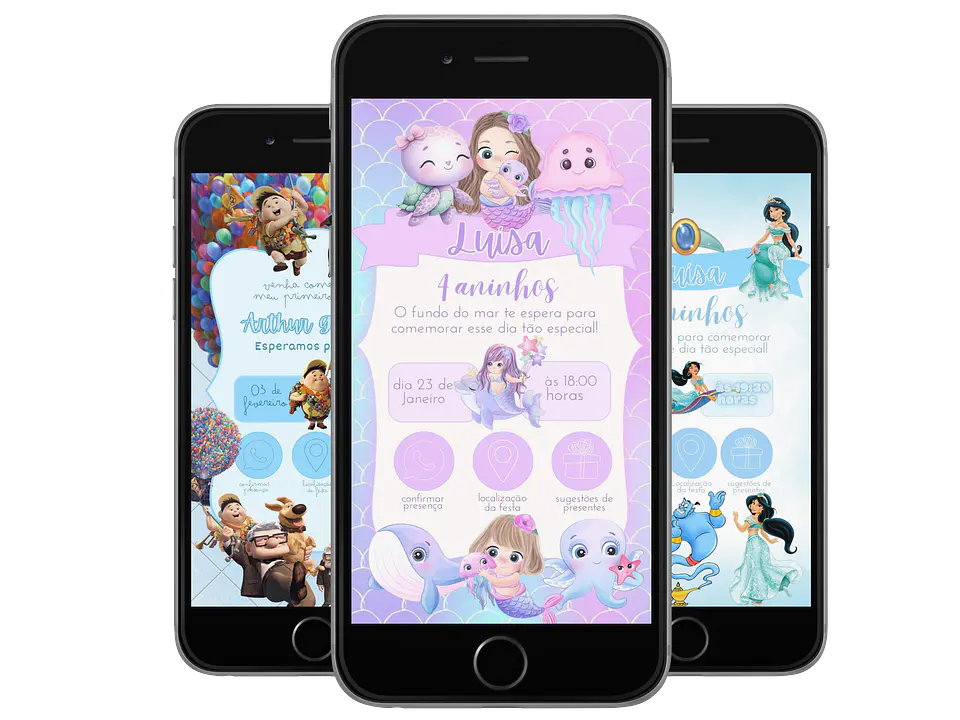 Pack Canva Convites Digitais Interativos Templates Editáveis 128 Artes 15