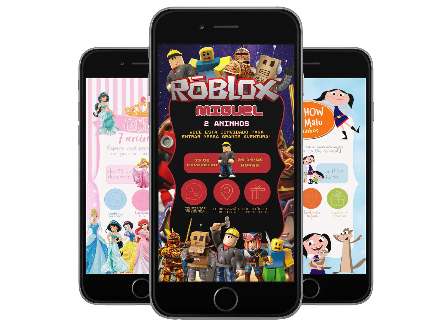 Pack Canva Convites Digitais Interativos Templates Editáveis 128 Artes 16