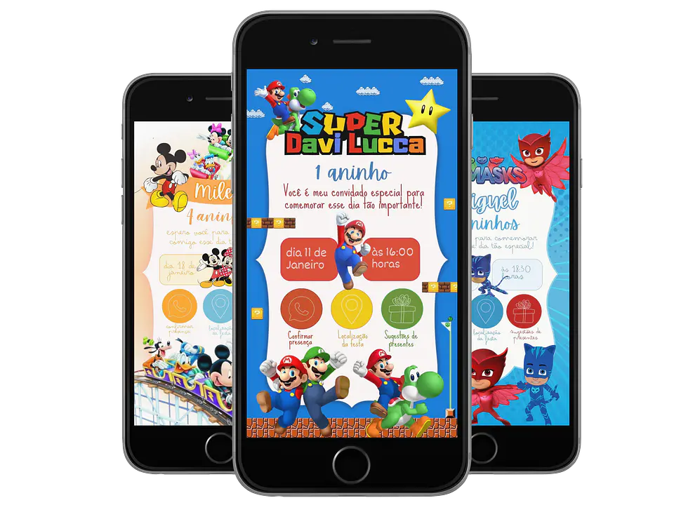 Pack Canva Convites Digitais Interativos Templates Editáveis 128 Artes 17