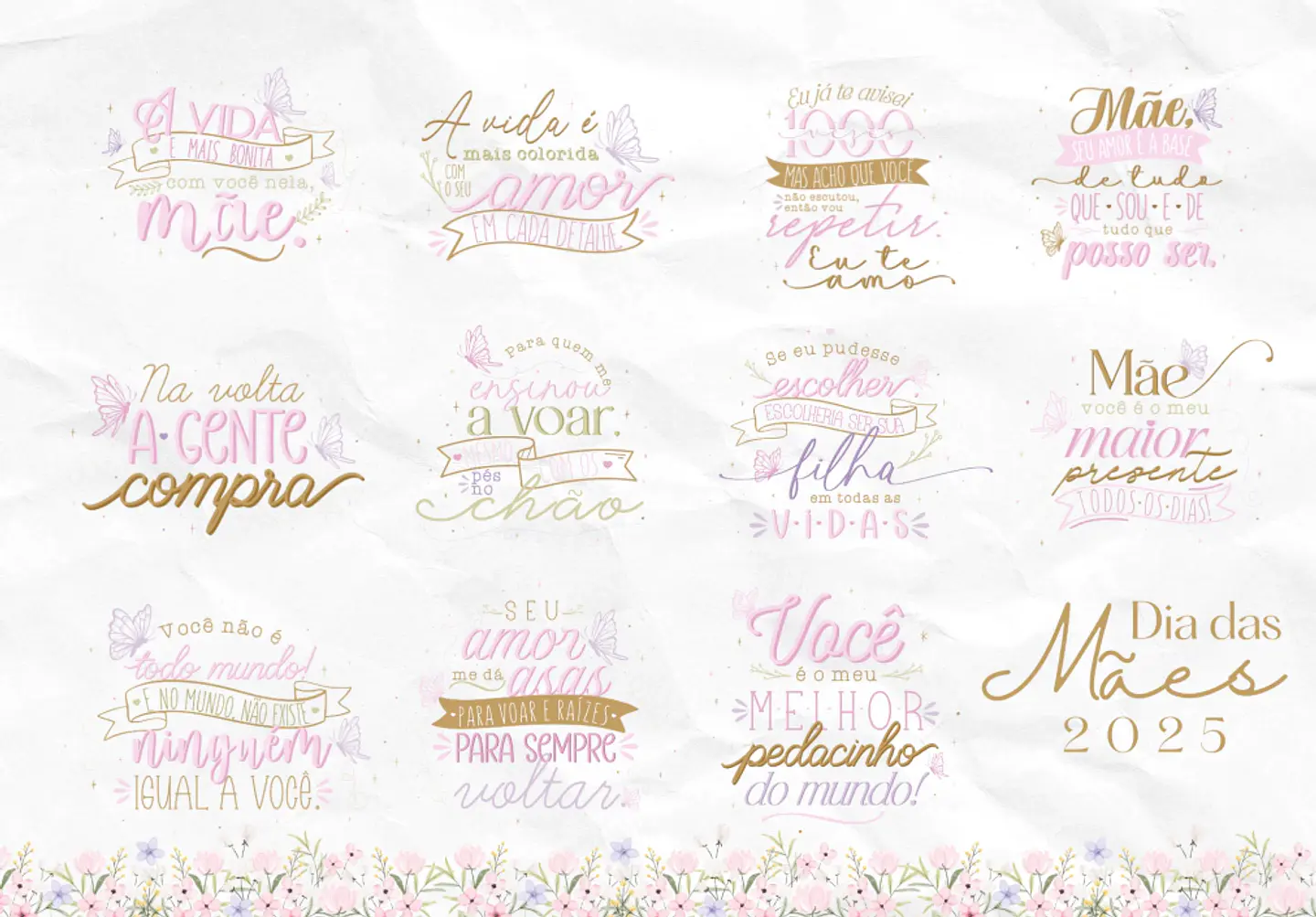 Arquivo de Corte Mimos Dia das Mães em Png  2