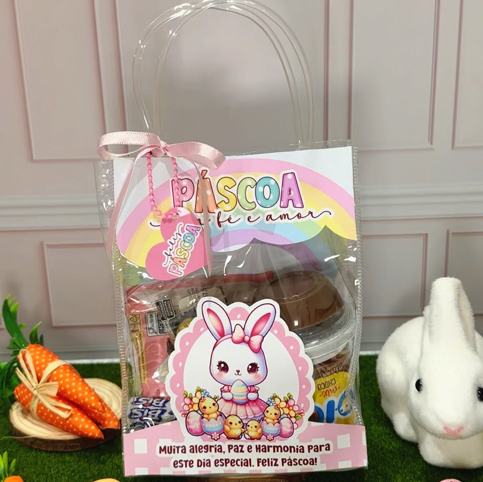 Arquivo de Corte Mimos Páscoa Doce Coelhinhos em Pdf  3