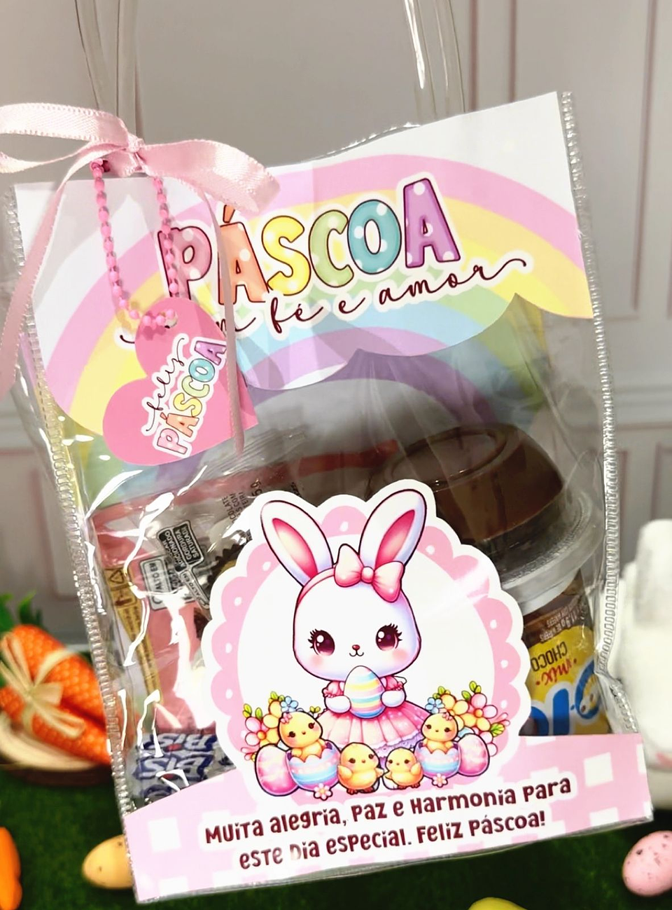 Arquivo de Corte Mimos Páscoa Doce Coelhinhos em Pdf  4