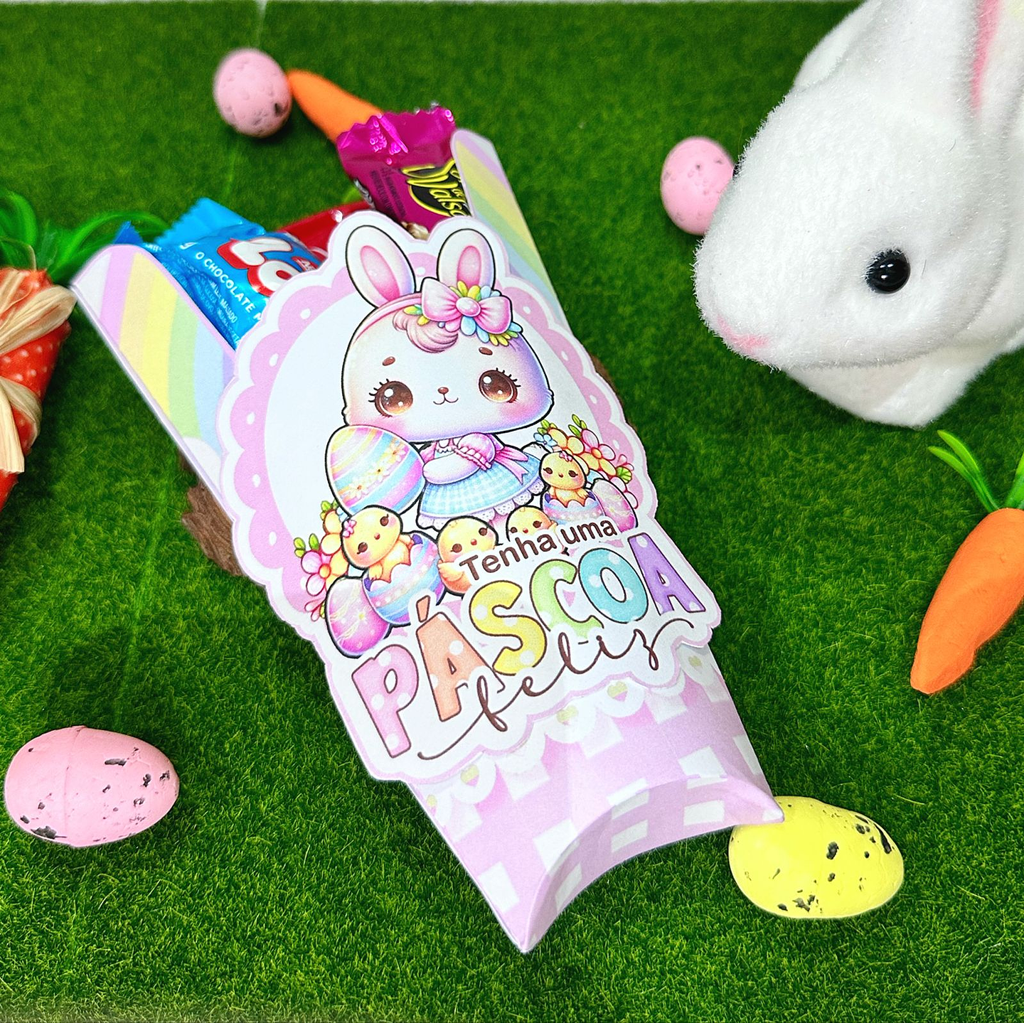 Arquivo de Corte Mimos Páscoa Doce Coelhinhos em Pdf  5