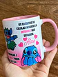 Arte Caneca Stitch Eu prometo te incomodar na alegria e na tristeza, na saude e na doença, na amizade e no amor Arquivo em Jpg - Thumbnail 3