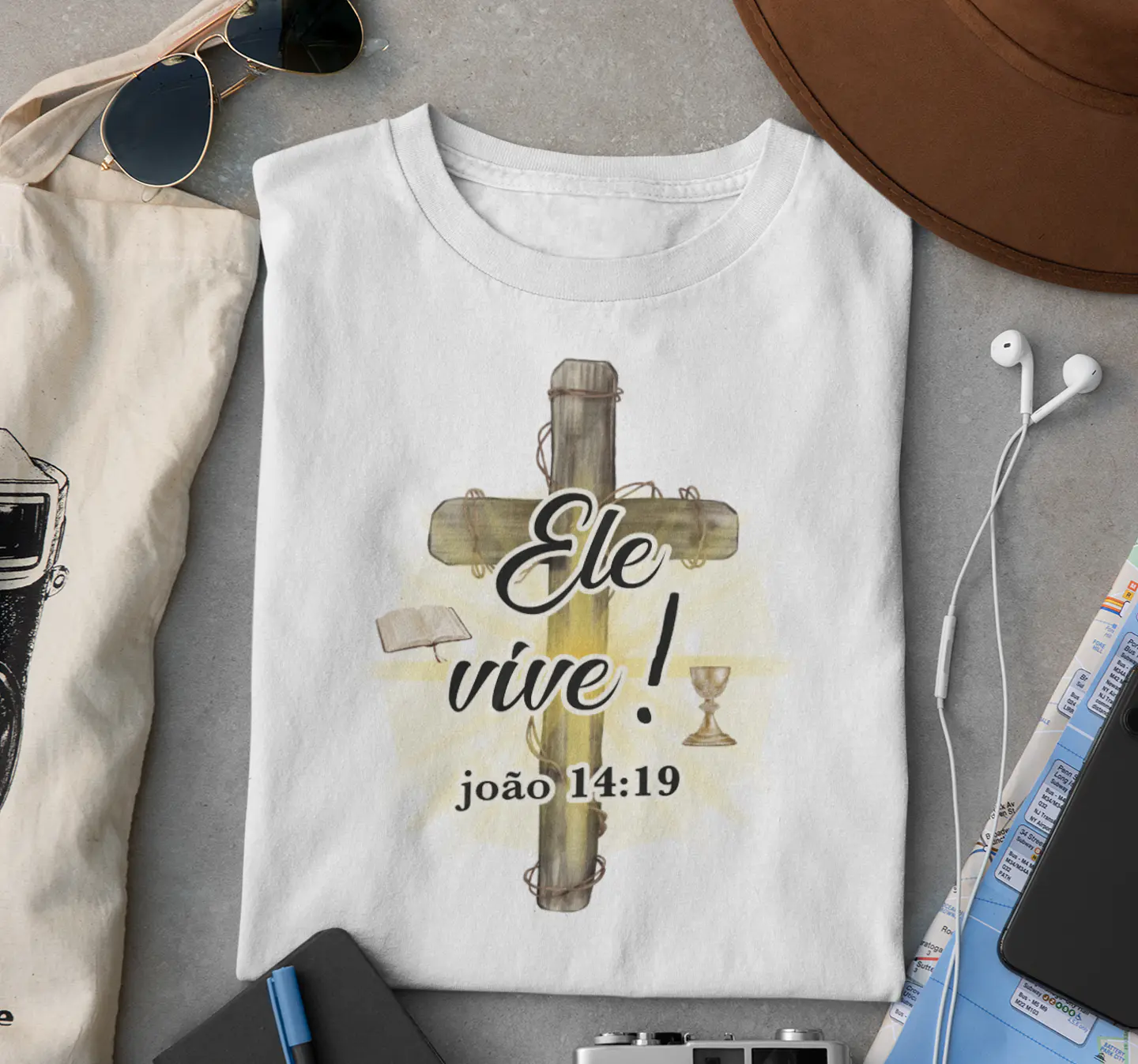 14 Artes para Camisa Páscoa Cristã Arquivo em Jpg  4