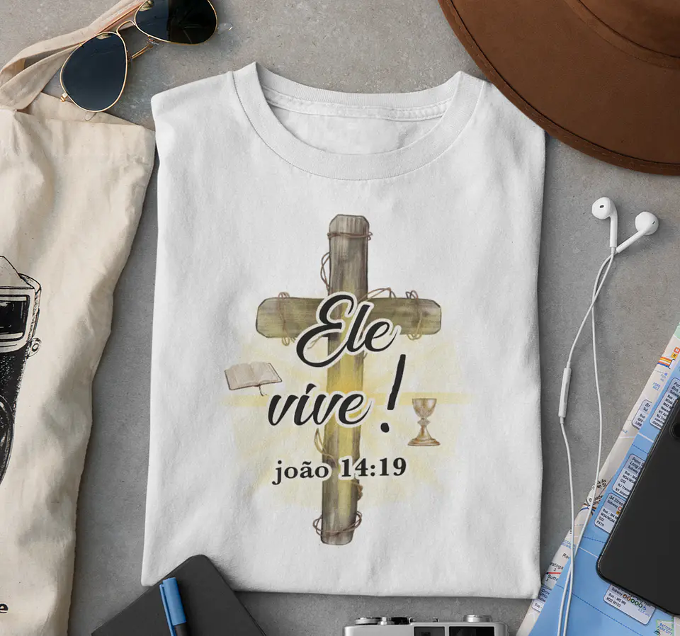 14 Artes para Camisa Páscoa Cristã Arquivo em Jpg  4