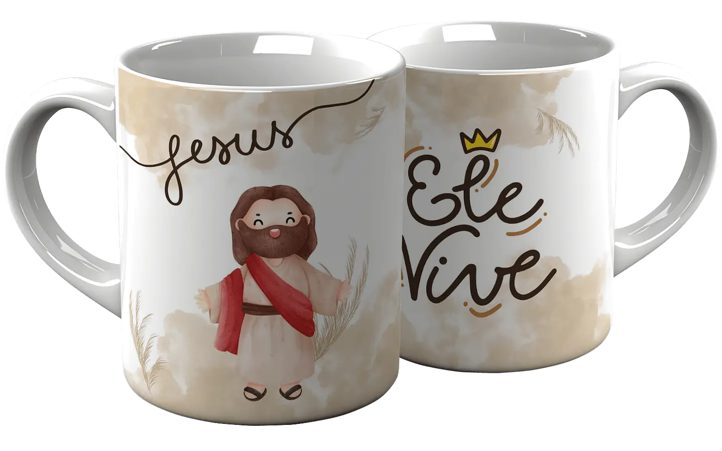 15 Artes para Caneca Páscoa Aquarela Arquivo em Jpg  6