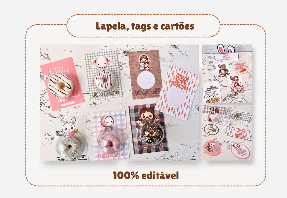 Arquivos Ovos de Páscoa Personagens e Mimos Arquivo Editável Canva 5