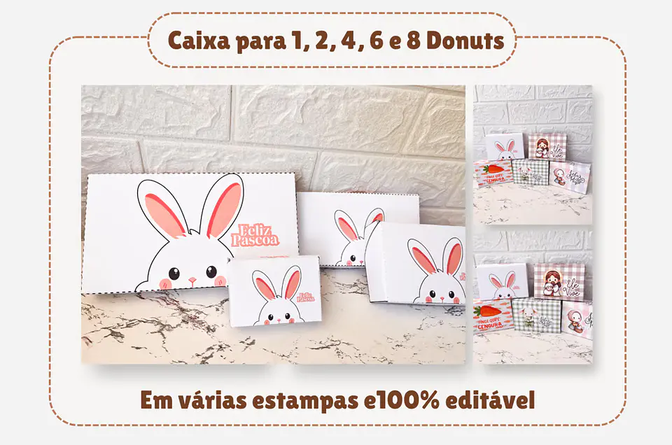 Arquivos Ovos de Páscoa Personagens e Mimos Arquivo Editável Canva 6