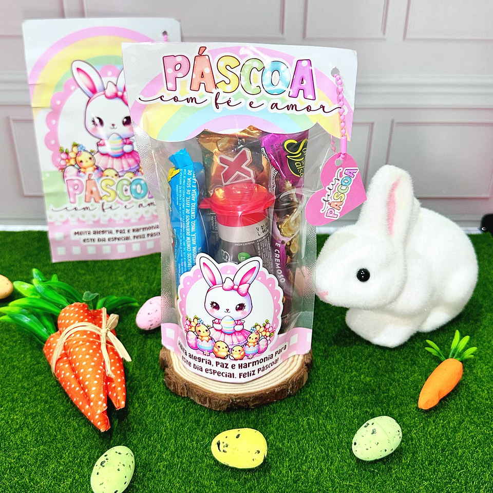 Arquivo de Corte Mimos Páscoa Doce Coelhinhos em Pdf  9