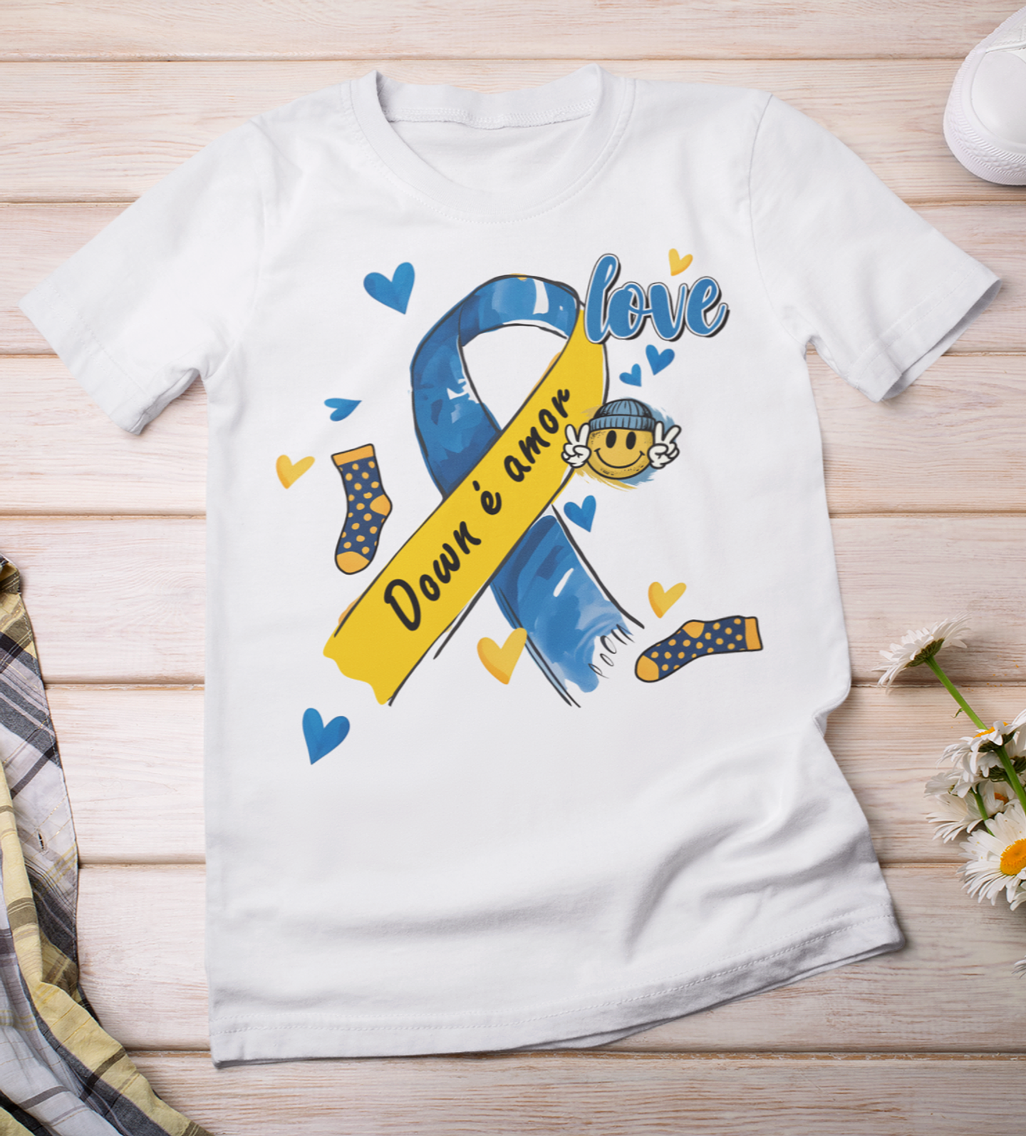 7 Artes para Camisa Sindrome de Down em Png  1