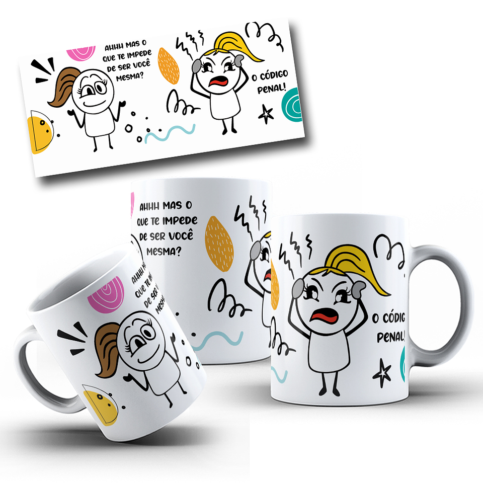 4 Artes para Caneca Flork Memes Frases em Jpg  2