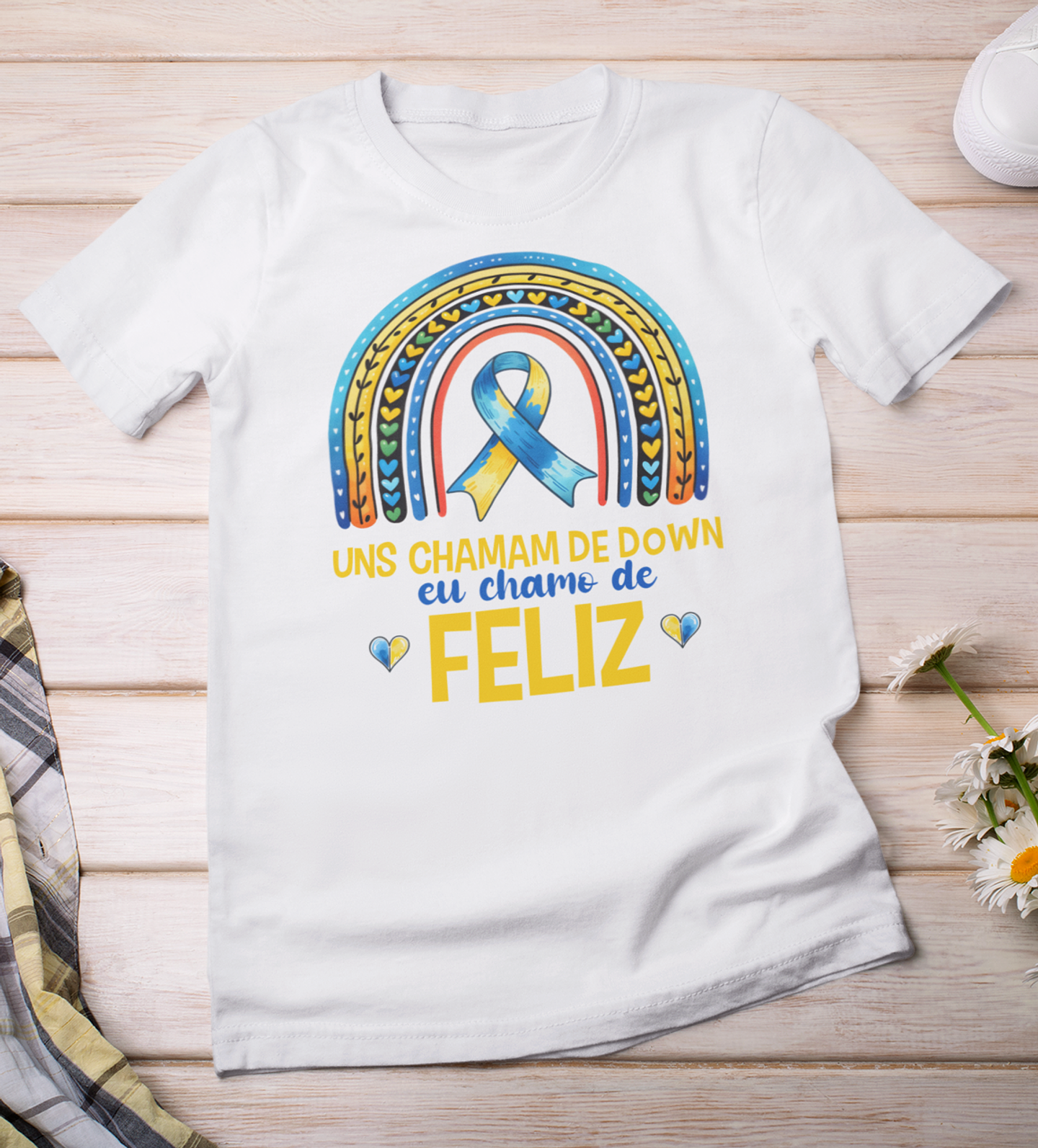 7 Artes para Camisa Sindrome de Down em Png  4