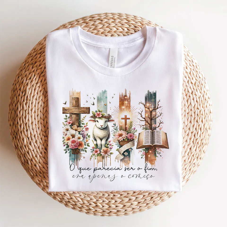 7 Artes para Camisa Jesus Ressucitou Arquivo Editável 1