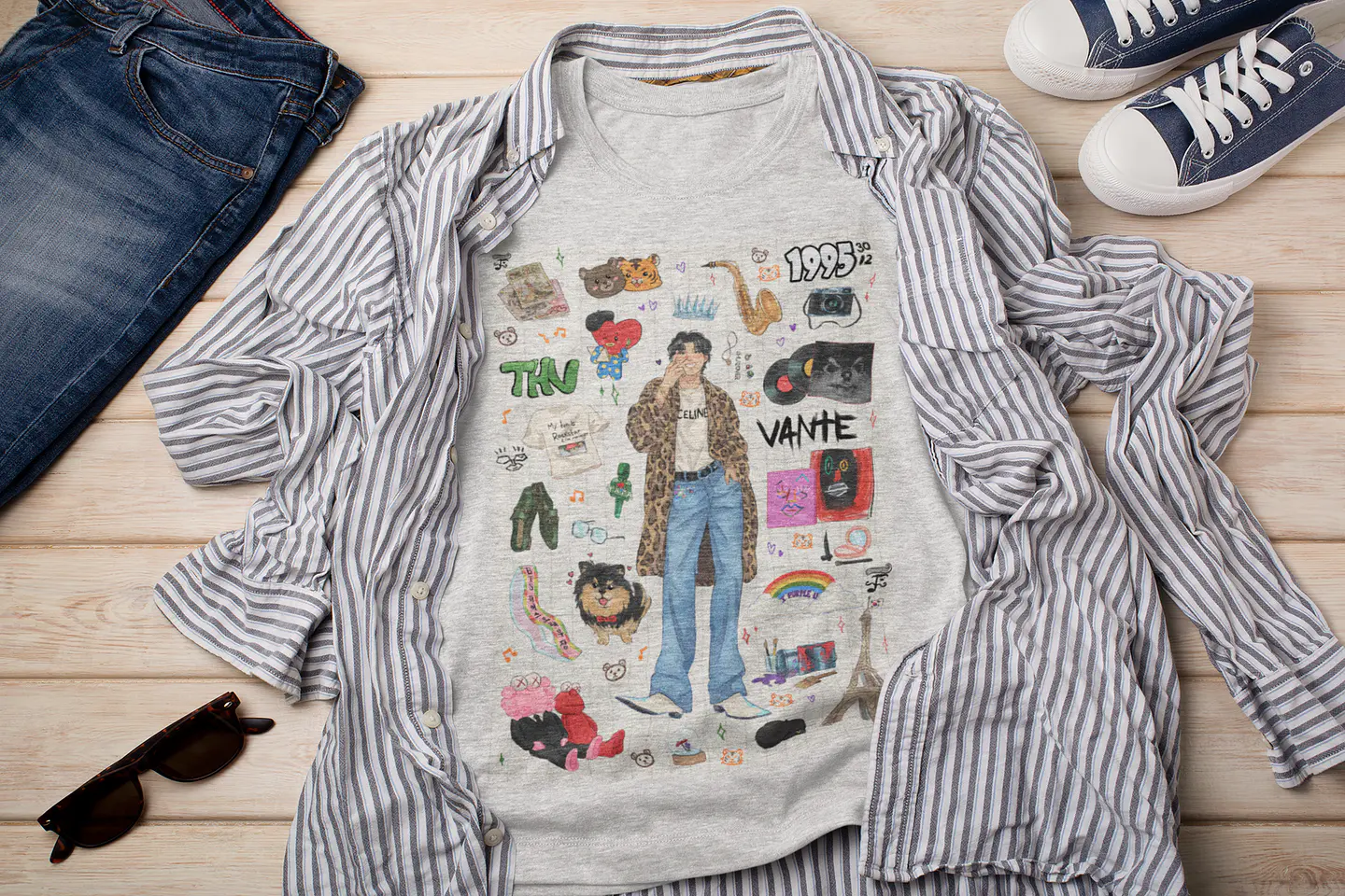 14 Artes para Camisa Banda Bts Arquivo em Jpg 8