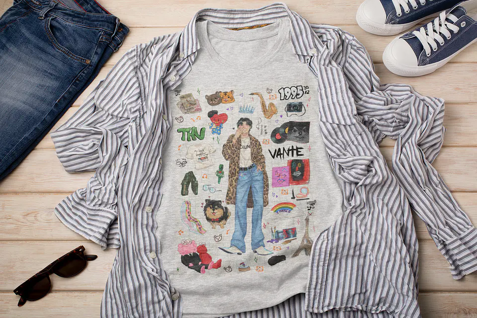 14 Artes para Camisa Banda Bts Arquivo em Jpg 8
