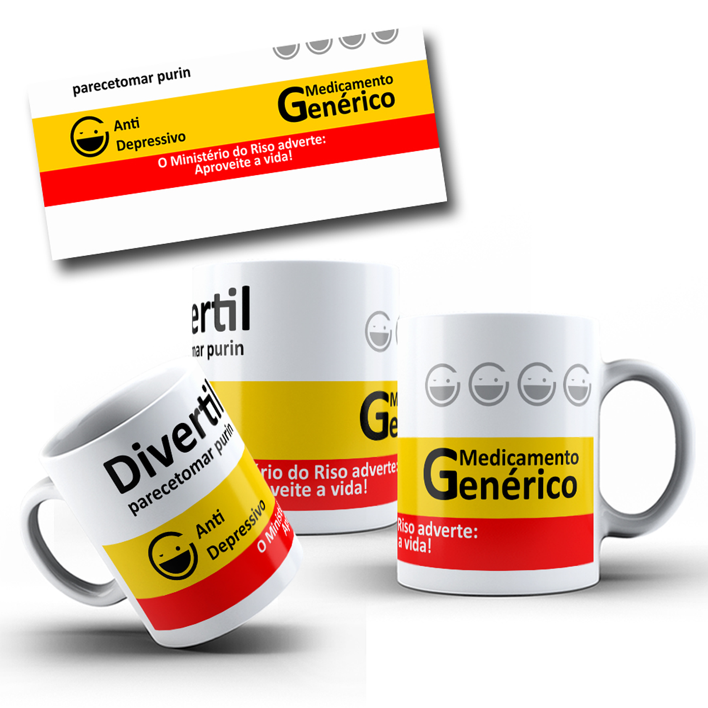 8 Artes para Caneca Medicamento Certo em Jpg 7