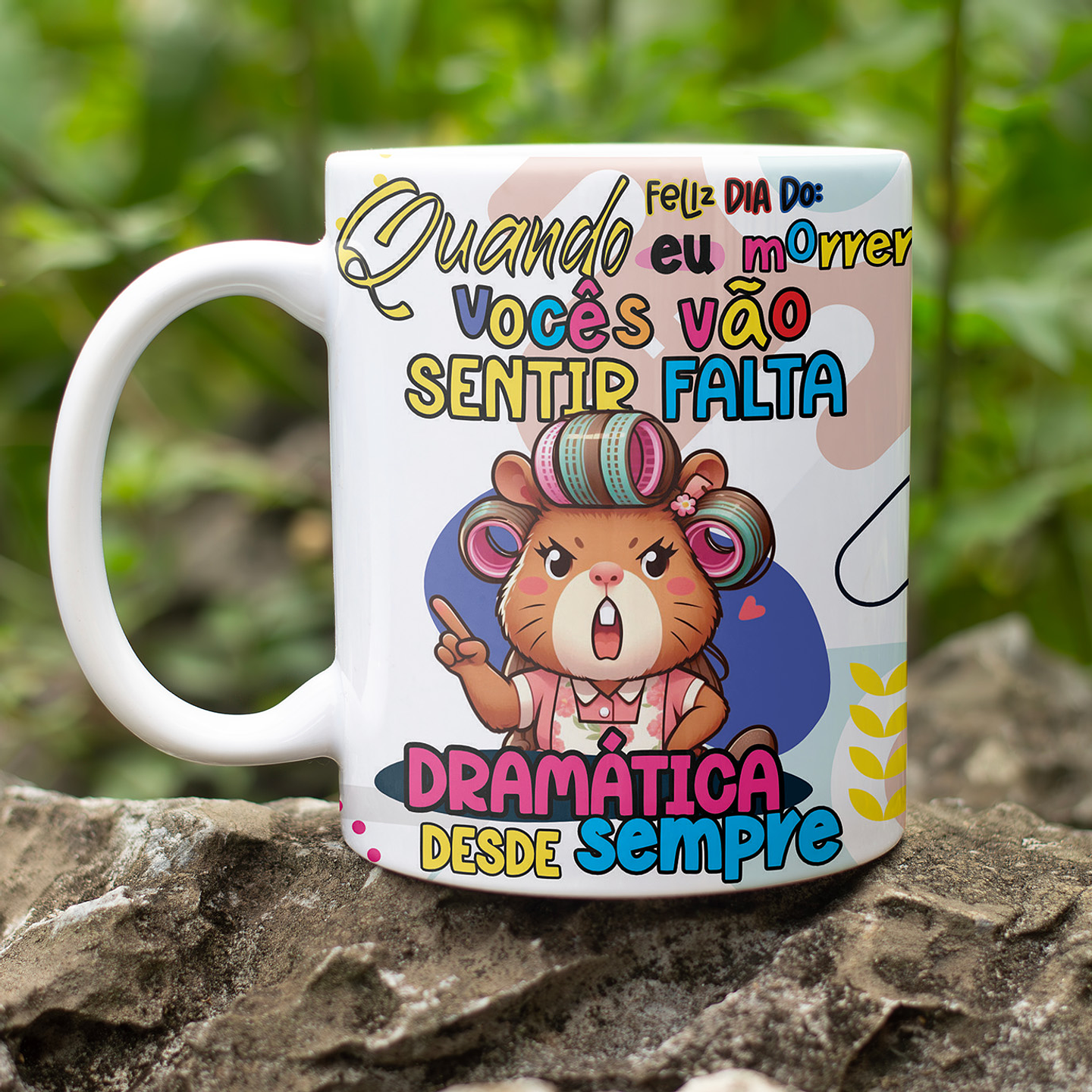 9 Artes para Caneca Dia das Mães Capivara Arquivo Editável 8