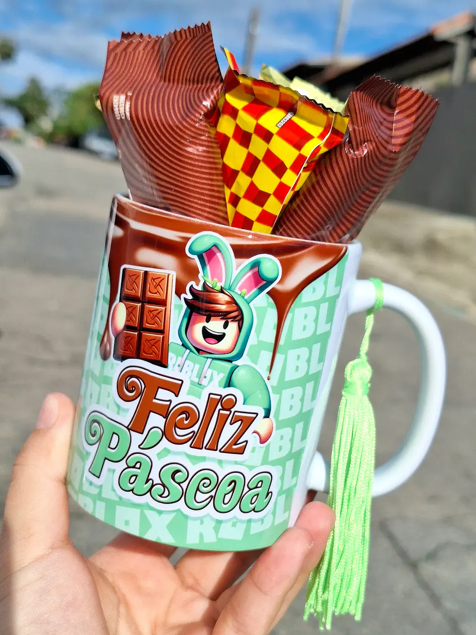 10 Artes para Caneca Páscoa Roblox Arquivo em Jpg 11