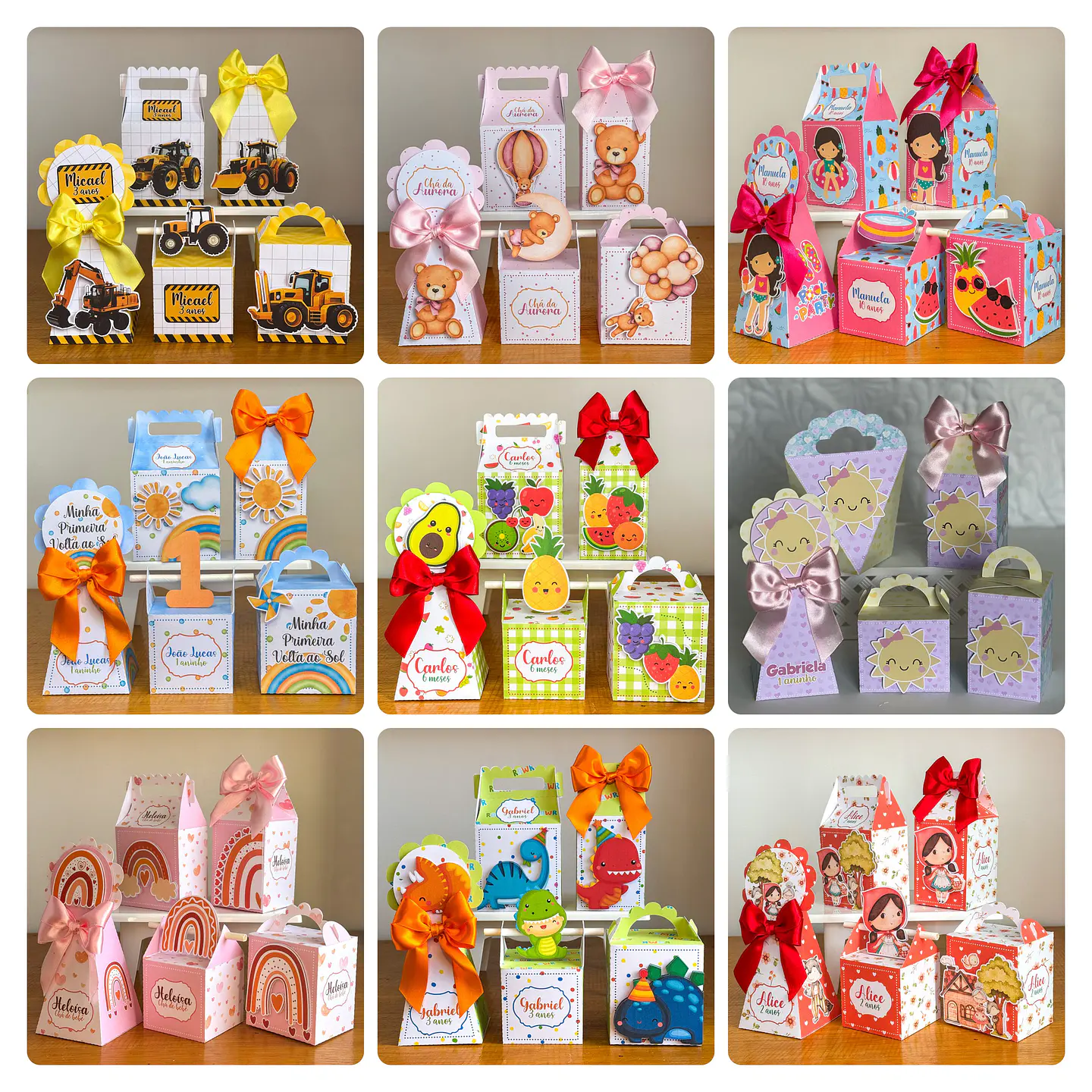 Arquivos de Corte Mimos Festa pronta Diversos Temas em Pdf  1