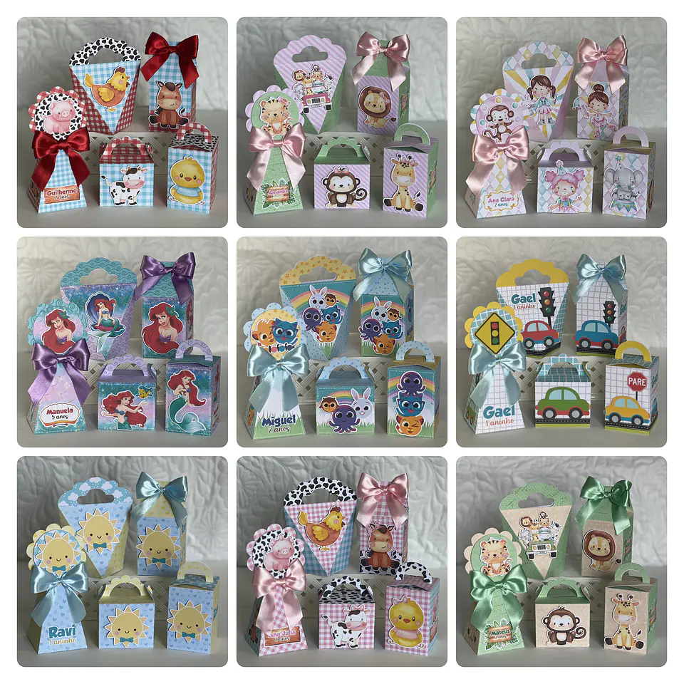 Arquivos de Corte Mimos Festa pronta Diversos Temas em Pdf  4