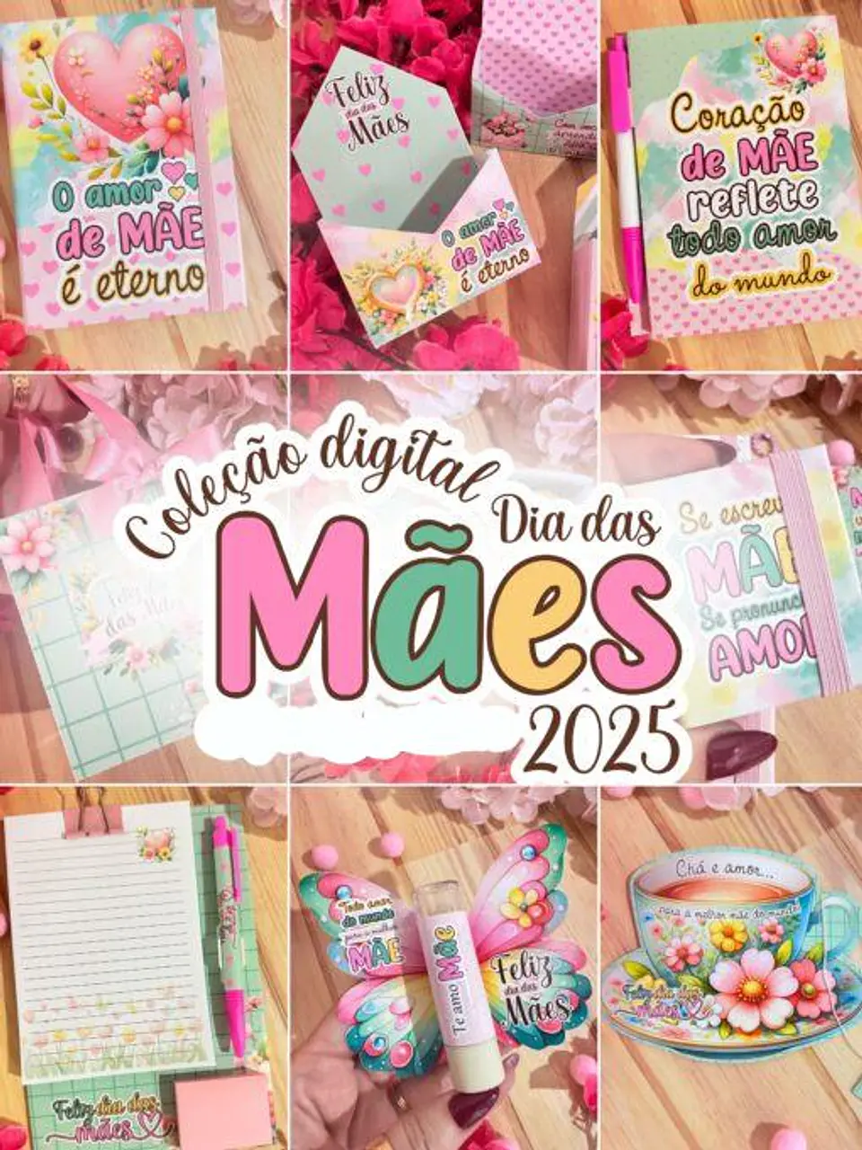 Arquivos de Corte Mimos Dia das Mães em Pdf   1