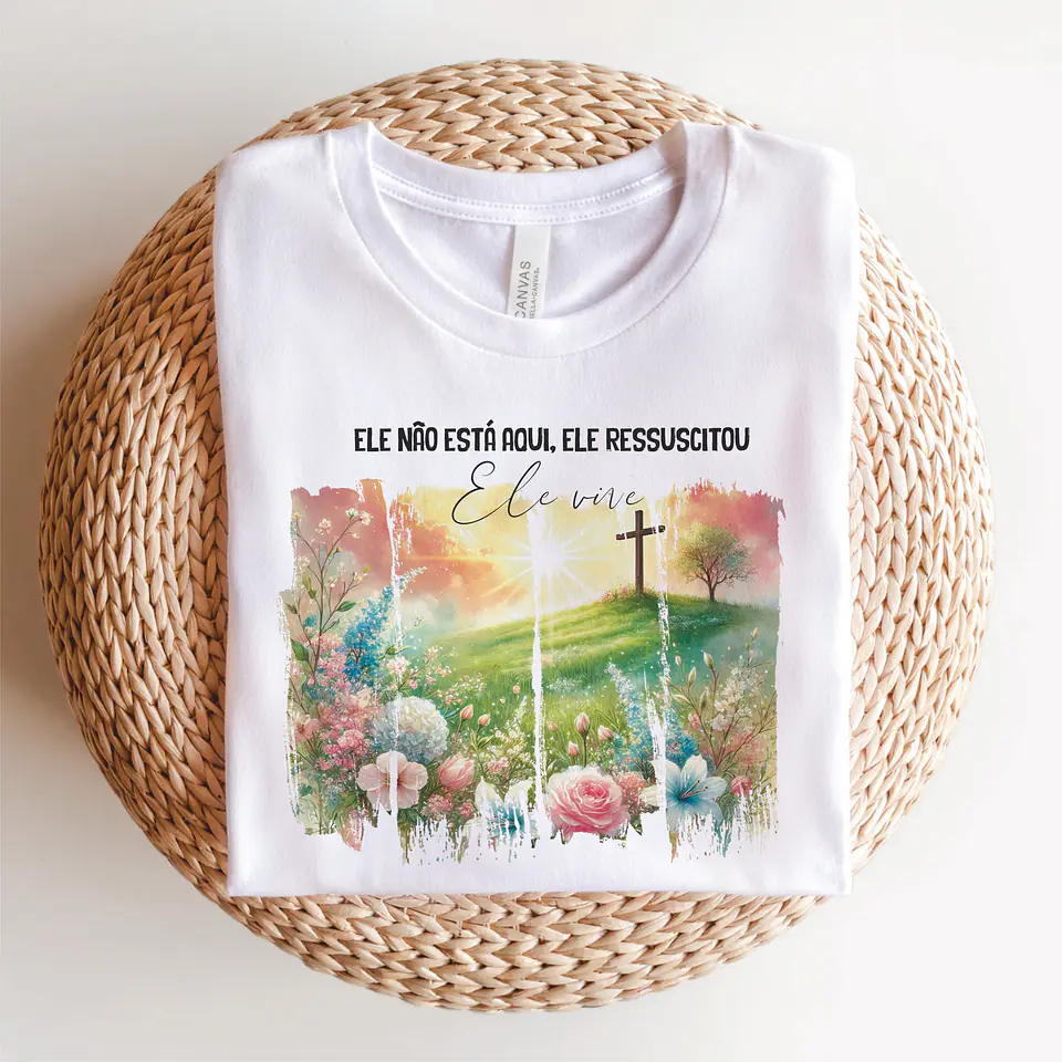 7 Artes para Camisa Jesus Ressucitou Arquivo Editável 6
