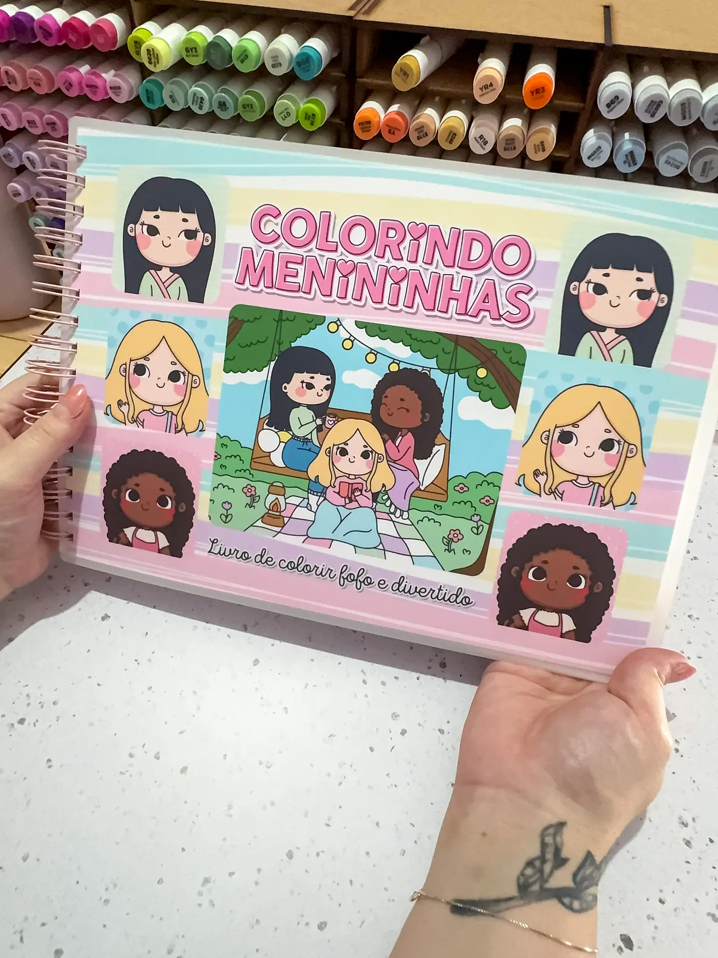 Kit Digital Livro de Colorir Colorindo Menininhas em Pdf 5