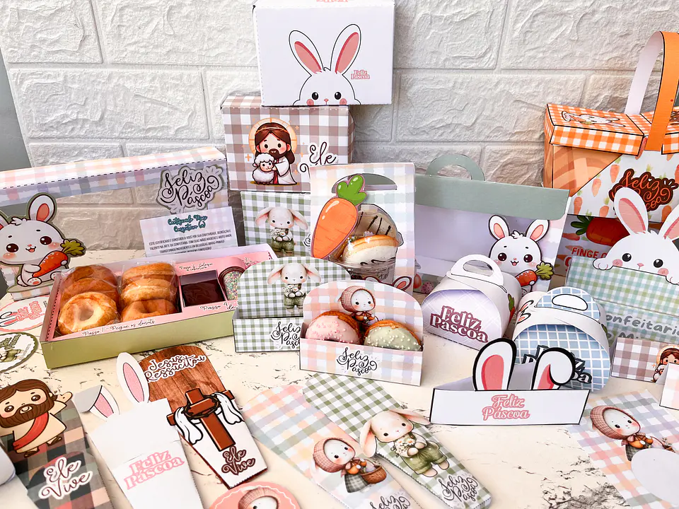 Arquivos Ovos de Páscoa Personagens e Mimos Arquivo Editável Canva 19