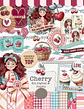 Kit Digital Cherry Cerejas Arquivo em Png - Thumbnail 1