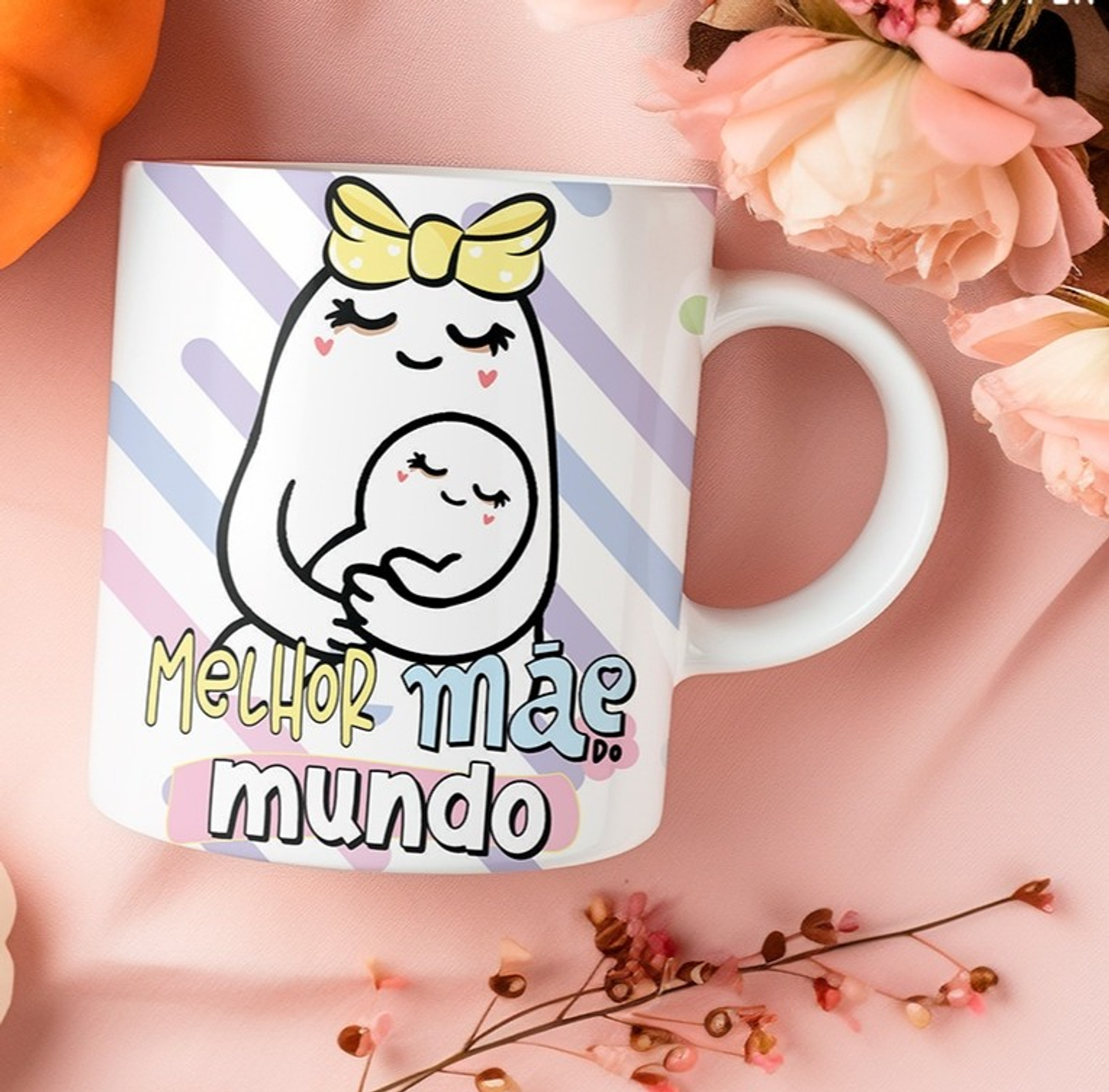 11 Artes para Caneca Dia das Mães Flork Super Mãe Arquivo Editável  3