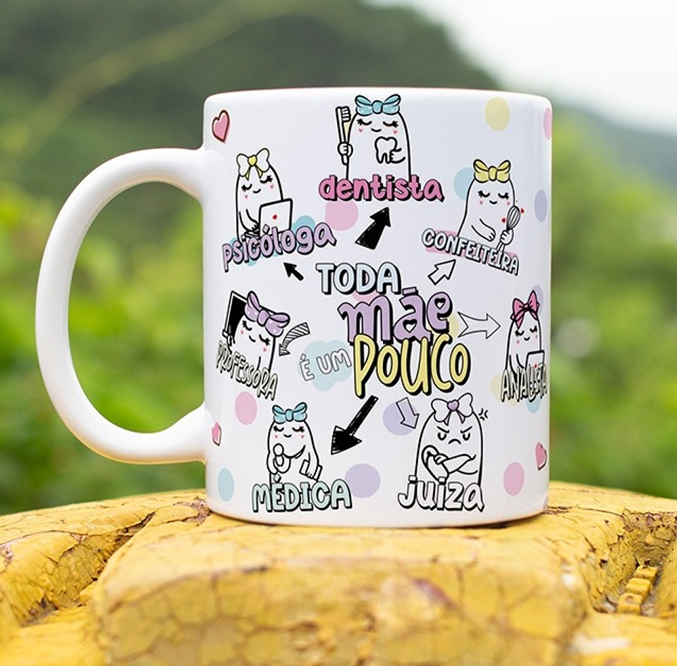 11 Artes para Caneca Dia das Mães Flork Super Mãe Arquivo Editável  5